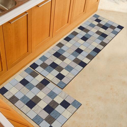 Washable Non-slip Long Kitchen Floor Mat Bathroom Entrance Door Mat Bedroom Living Room Bedside Area Rugs Tapis Tapete