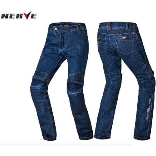 2019 New Genuine NERVE motorcycle riding jeans spring and summer drop resistance racing riding pants brace for man knight
