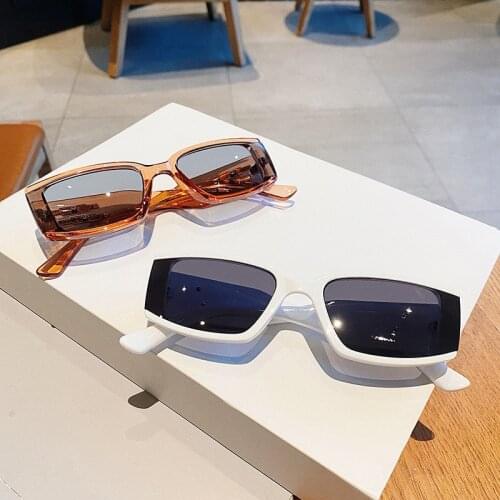 Women Sunglasses Vintage 2021 Trends Square Glasses Black Luxury Designer Fashion Men Decorative Glasses for driving a car UV400