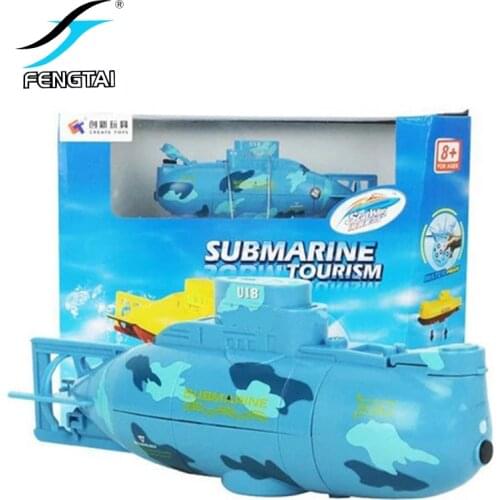 Radio Remote Control Submarine Create Toys 3311 6CH Speed Electric Mini RC Submarine Toy Gifts for Kids