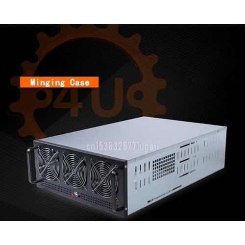 ETH Mining Rig Frame 6 GPU 8 GPU Frame Mining Case 65mm direct plug-in mining BTC machine B85 platform ETH barebones 2000W