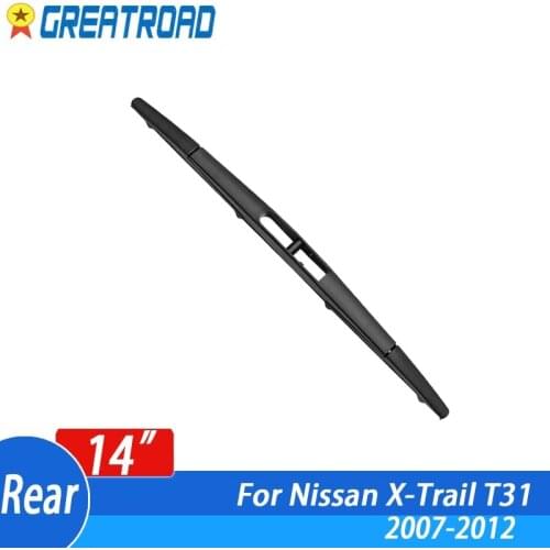 Wiper 14" Rear Wiper Blade For Nissan X-Trail T31 2007-2012 Windshield Windscreen Rear Window