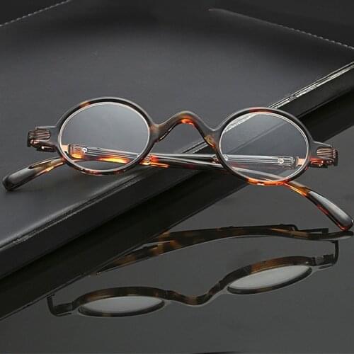 Ultralight Mini Reader Reading Glasses Men Women High Quality Retro Oval Rim Clear Computer Optical Hyperopia Glasses Metal +250