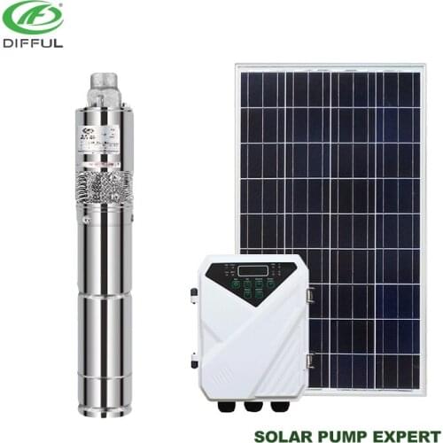 Dc water pumps 48 volt 3inch submersible solar water pump