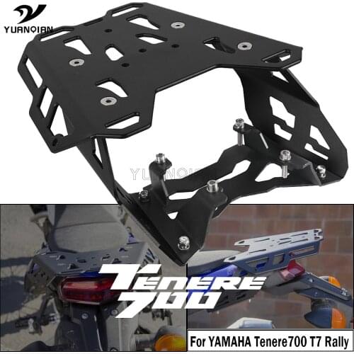 Motorcycle Rear Storage Box Luggage Case Rack Support Cargo Holder Shelf Panel Bracket For YAMAHA Tenere 700 T7 Rally 2019-2021