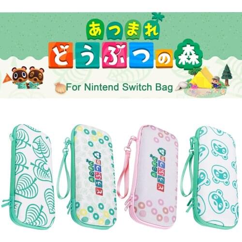 Animal Crossing Protective Storage Bag For Nintend Switch Lite Hard Case Console Carrying Portable Travel Bag Game Accessories