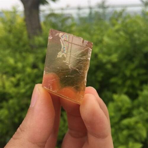 Hot Sale 100% Natural dark yellow calcite rough stones and minerals iceland spar reiki meditation healing crystals raw gemstone