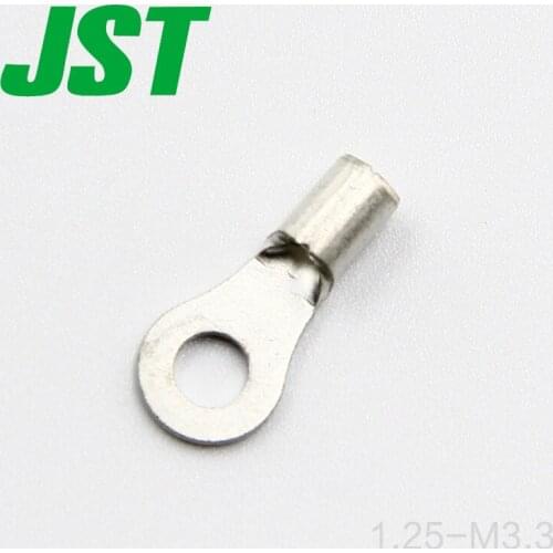 100pcs Plug and socket JST connector raw spot cold pressed single ring terminal 1.25-M3.3 spot