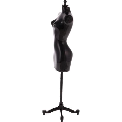 2 Pieces Detachable Clothing Dress Display Model Stand Holder for Doll
