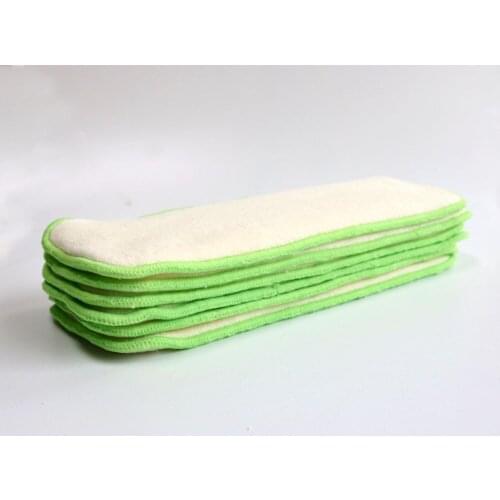 High quality 200 Pcs Baby Cotton Cloth Diapers Reusable Inserts Liners 4 Layers Newborn Nappy Insert