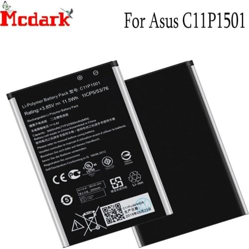 C11P1501 Battery 3000 mAh Bateria For ASUS ZenFone2 Laser 5.5"/6" zenfone selfie ZE550KL ZE601KL Z00LD Z011D ZD551KL Z00UD