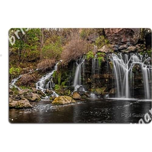Akron Falls Metal Signs Cinema Living Room Retro Wall Decor pub Garage Tin sign Posters