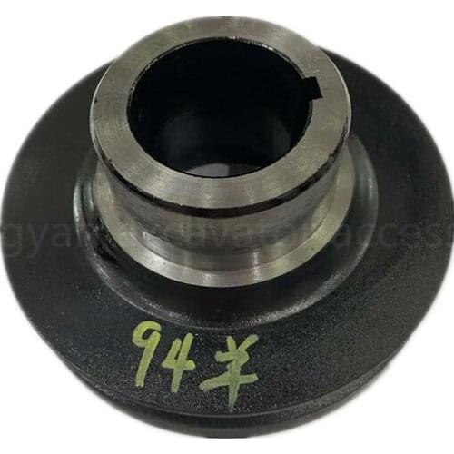 Excavator parts crankshaft pulley for Doosan Daewoo DH/DX55 60/4TNV94/98 engine single groove double groove crankshaft pulley