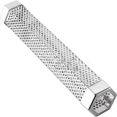 Stainless Steel cold smoke generator Box Charcoal Grill Meat Infused Smoke Flavor Accessories for Indoor Outdoor BBQ Tools