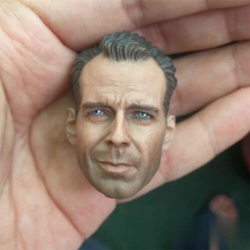 1/6 Scale Bruce Willis Head Sculpt Model For 12'' Action Figure Model Dolls No.400