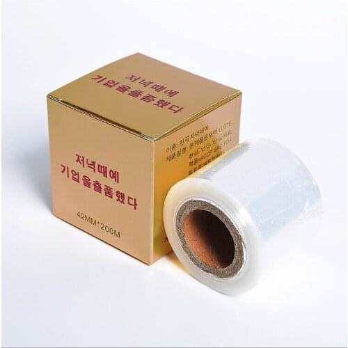 42mm*200m Microblading Clear Plastic Wrap Preservative Film for Permanent Makeup Tattoo Eyebrow Tattoo Accessories