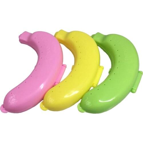 Cute Banana Case Protector Box Trip Container Outdoor Fruit Banana Storage Holder Travel Accessory JDH88