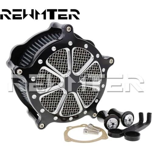Motorcycle Turbine Spike Air Cleaner Intake Filter For Harley Sportster XL Touring Street Glide Road Glide Dyna Softail