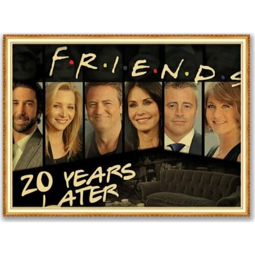 Friends Tv Show DIY 11CT Embroidery Cross Stitch Kits Needlework Craft Set Printed Canvas Cotton Thread Home Decoration Design