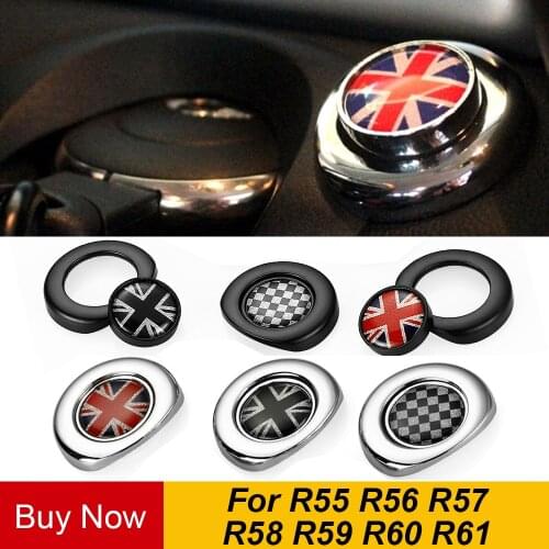 Car Styling Interior Ignition Start Button Sticker For Mini Cooper Countryman Clubman R55 R56 R57 R58 R59 R60 R61 Accessories