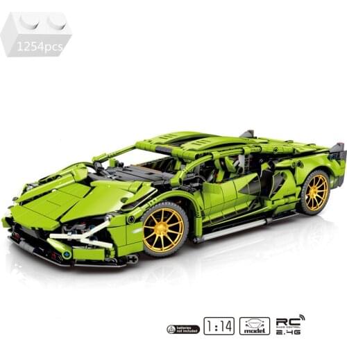 NEW Hot High-tech Racing Car Speed Champion Building Blocks MOC Classic Model Supercar Kit Bricks Kids Toys Boys Birthday Gifts