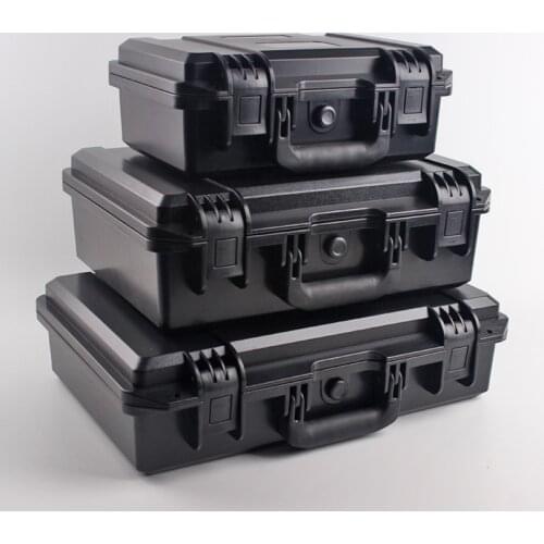 New arrival brief outward hard plastic waterproof tool case with full foam inserts