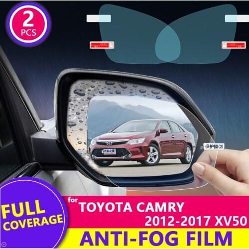 Full Cover Anti Fog Rainproof Film for Toyota Camry 50 XV50 2012 2013 2014 2015 2016 2017 Aurion Rearview Mirror Protective Film
