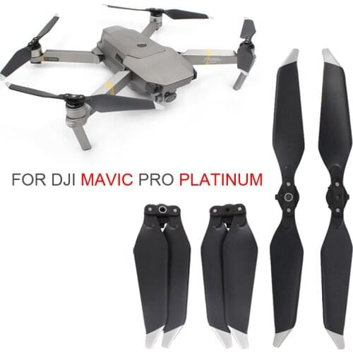 BRDRC 4pcs/set 8331F Low-Noise Quick-Release Propellers Silver Foldable Propeller For DJI Mavic PRO Platinum/Mavic Pro Drone
