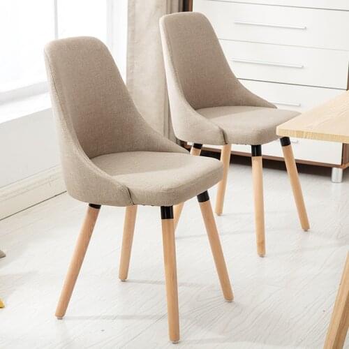 Solid wood Modern brief casual chair Nordic commerical cafe chair hotel wood Cafe Furniture party chairs 5 colors dropshipping