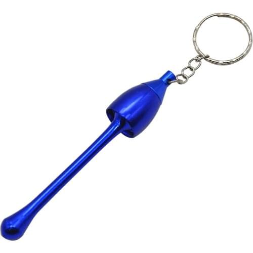 Mushroom Shape Tobacco Pipes Portable Metal Smoking Pipe with Keychain,Pendant for Smoking Herb Mens Gift Weed Accessories