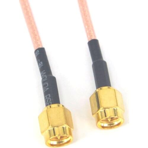 50 Pieces Extension SMA RG316 Cable SMA Male to Plug Connector Adapter SMA Pigtail Cable Coaxial Cable 10CM,15CM,20CM, 1M,2M,3M