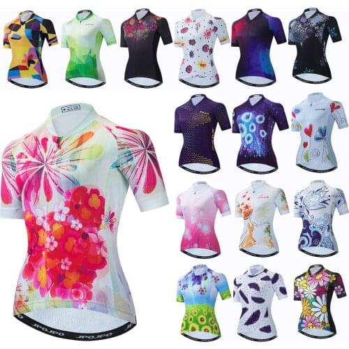 2021 Summer Cycling Jerseys Women Short Sleeve Bike Shirt Top Ropa Ciclismo Sport Breathable Riding Cycling Clothing
