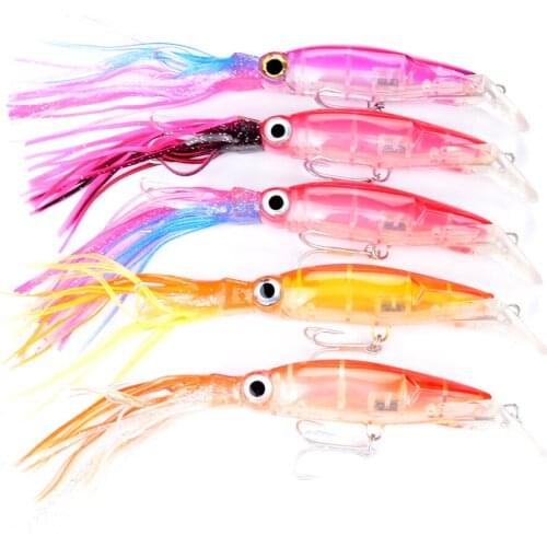 14cm Big Fishing Bait Squid Skirts Teasers Kingfish Tuna Trevally Trolling Fishing Lures