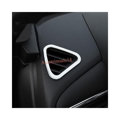 2PCS ABS Matt Inner Front Upper Air Vent Cover Trim for Chevrolet Equinox 2018