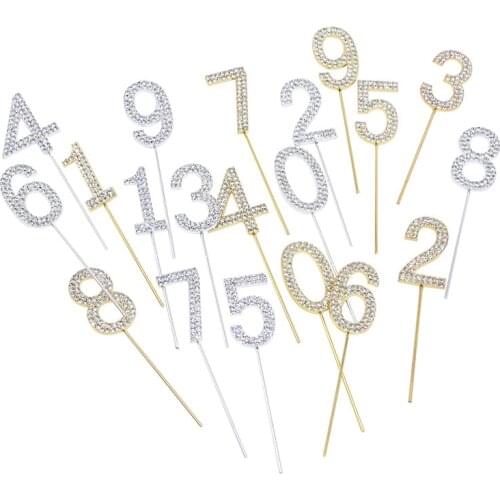 2021 Golden/silve digital model new year sugar silicone mold cake decoration party activities home decoration