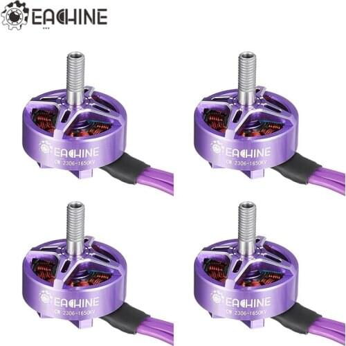 Original 4PCS Eachine Wizard X220HV 2306 1650KV 3-6S Brushless Motor for FPV Racing RC Drone Quadcopter Models Spare Part