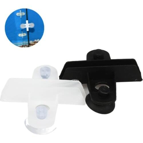 5pcs Aquarium Fish Tank Divider Suction Cup Clamp Isolation Partition Plate Glass Clip Plastic Sheet Holder Ornament Accessories