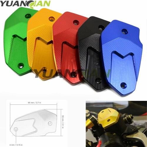 For Kawasaki Z900 Z800 Z650 ER6N ER6F Versys650 Ninja 650 CNC Aluminum Front Brake Fluid Reservoir Tank Cap Cover FOR KAWASAKI