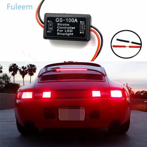 Fuleem GS-100A Car Truck LED Brake Stop Light Flash Strobe Controller Flasher Module