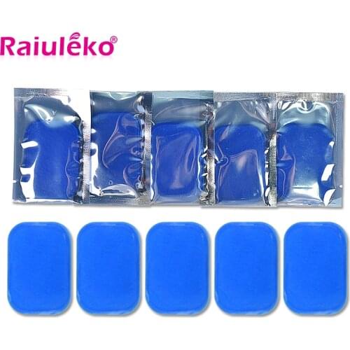 20Pcs Hydrogel Gel Stickers For EMS Trainer Muscle Stimulator Gel Pads For Abdominal Fitness Abdomen Slimming Massage Machine
