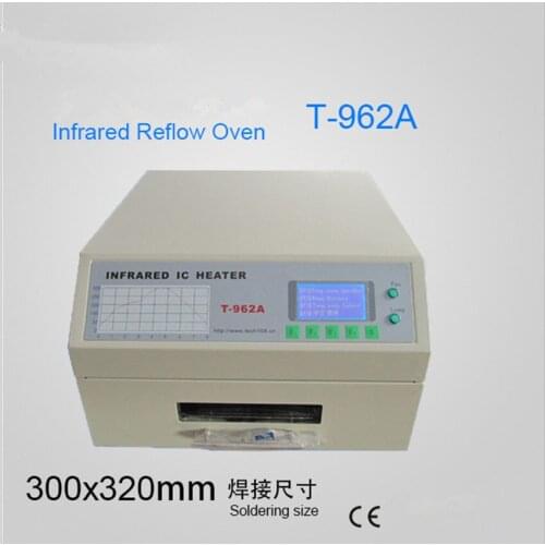 Puhui T962A DGC INFRARED reflow oven solder IC HEATER rework station Heater Infrared Reflow Wave Oven 300m Brand new rh