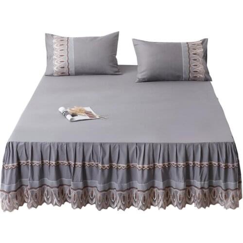 Lace bedspreads sheets bed skirt guard bed cover mattress skirt lace bed covers red bedspread single bedsheet bedspread cotton