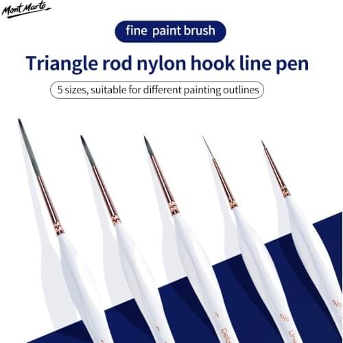 Super Quality Weasels Hair Hook Line Brush Pen Watercolor Soft Oil Painting Ultra-fine Hand-painted Pen Gouache Art Supplies