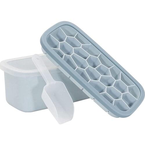 Ice Square Tray, 26-Ice Trays with Box and Lid, Easy-Release