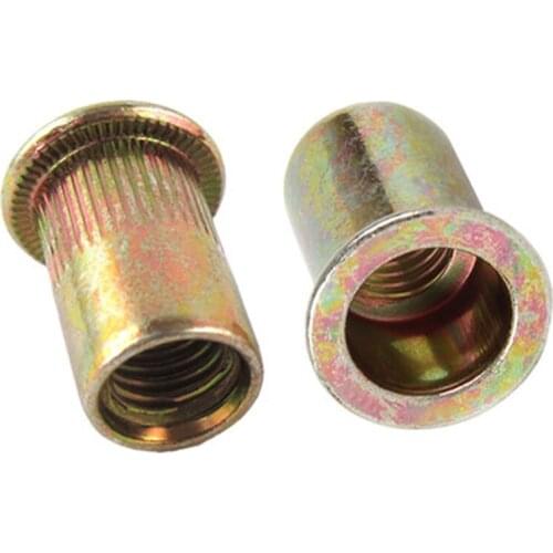 M3 M4 M5 M6 M8 M10 M12 304 Color zinc rivet nut rivet flat head rivet nuts pull mother