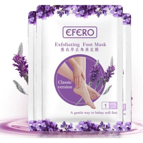 Exfoliating Foot Masks Socks Exfoliation pieds Feet Peel Pedicure Remove Dead Skin Heels Foot Peeling Mask 3pairs=6pcs