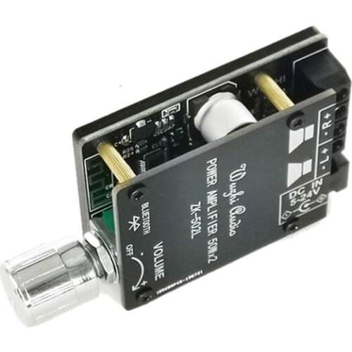 Mini 20W 30W 40W 50W Bluetooth 5.0 Decoder Board Audio Receive Knob to Adjust Volume with Switch