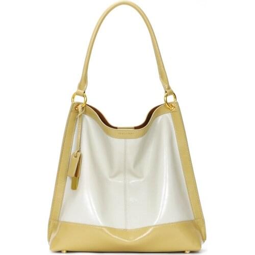 Fashion Noble Tote Bag For Women Nifty Contracted Bags Detachable Bunny Pendant Small Bag Accessory Included Waxed Leather