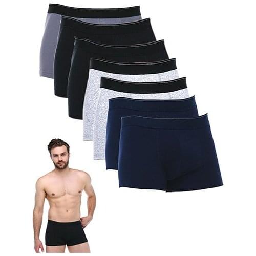 Mens Boxer 7li Package Basic 19510 Karışık3