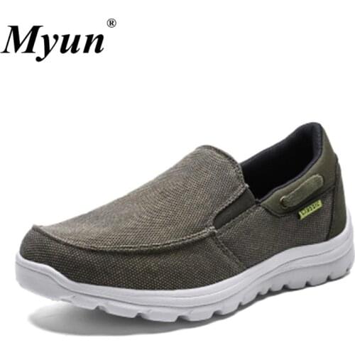 New Arrival Spring Summer Comfortable Casual Shoes Mens Canvas Shoes For Male Brand Fashion Flat Loafers Shoes Plus Size 39-48